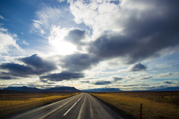 Iceland in Northern Europe is about to enter winter