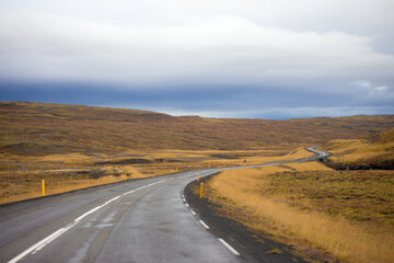 Iceland in Northern Europe is about to enter winter