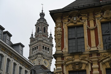 Architecture bâtiments Lille France tour