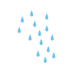 Rain water pattern vector illustration 