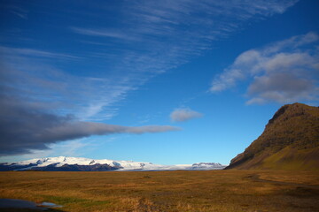 Iceland in Northern Europe is about to enter winter