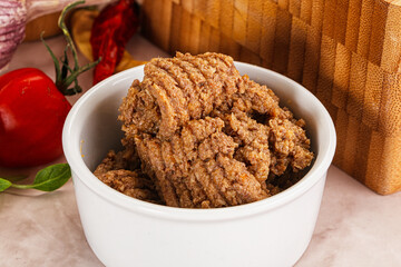 Liver Pate spread in the bowl