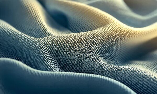 close up video, macro video, fabric fibers visible from very close range