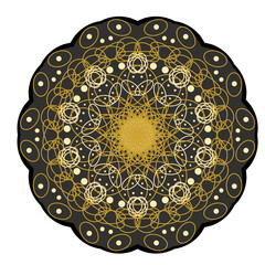 Mandala ornament design with modern style