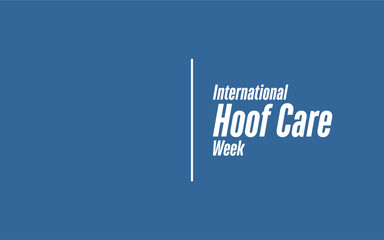 International Hoof Care Week Holiday Concept