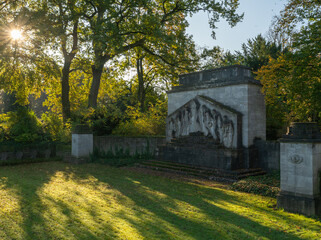 Kriegsgräbergedenkstätte auf einem Friedhof in Essen