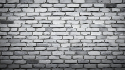 Fototapeta premium Brick wall with old texture rendered in a classic monochromatic black and white aesthetic for a timeless look overall._00001_