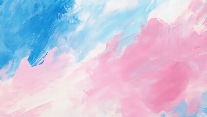 Abstract Pink Blue Pastel Acrylic Painting Texture