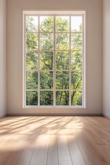 Fototapeta premium empty room with window