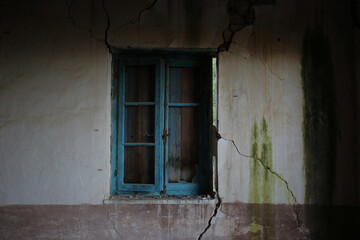 Abandoned house at the mountain