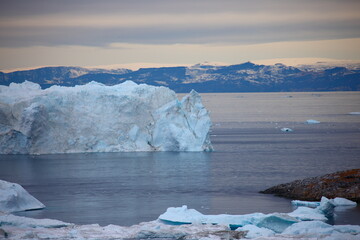 Spectacular and beautiful scenery of Greenland in autumn © zheng