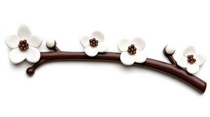 Elegant Cherry Blossom Branch Decor 