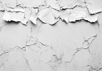 Obraz premium Abstract Cracked Wall Texture with Torn Paper Overlay