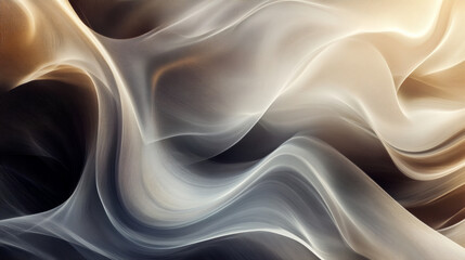 Obraz premium Elegant abstract wave background with flowing lines and soft gradients