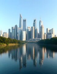 Fototapeta premium city skyline