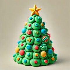 Plastiline Christmas tree