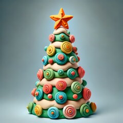 Plastiline Christmas tree