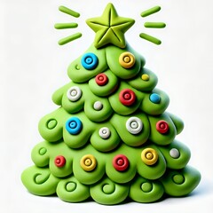Plastiline Christmas tree