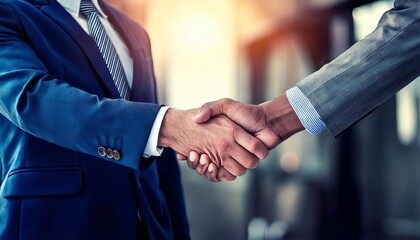 Partnership and Shaking Hands: Business Negotiation, Investor, Success