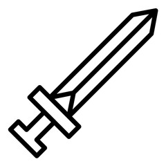 Vector Design Sword Icon Style