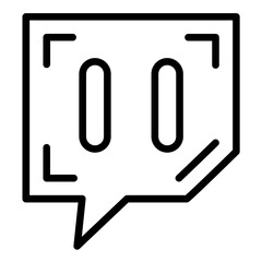 Vector Design Twitch Icon Style