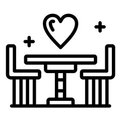 Vector Design Date Night Icon Style