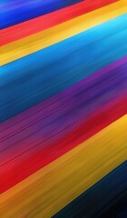 brightly colored lines of paint are shown on a wall