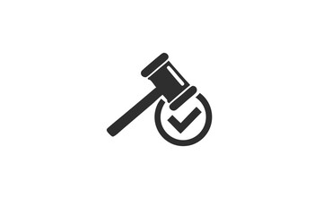 creative legal compliance icon  and logo vector illustration