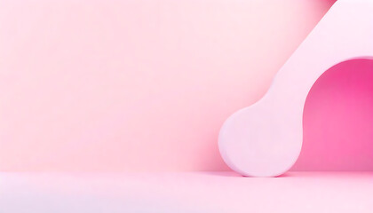 Abstract minimalist background design, 3d render