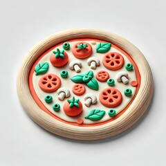 Plastiline pizza