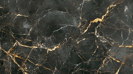 Luxury Black and Gold Marble Texture Background