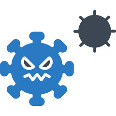 virus vector icon