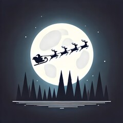 Santa at night