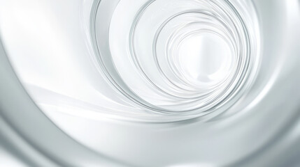 Fototapeta premium An elegant, tech-forward background with a subtle gradient from light grey to white that exudes simplicity and sophistication.