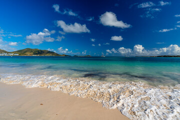 Saint Martin, Orient Beach - January 29 2024 - The fantastic Caribbean beach of Orient Beach