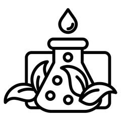 paraben free single icon