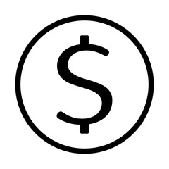 symbol dolara ikona, grafika wektorowa © robert6666