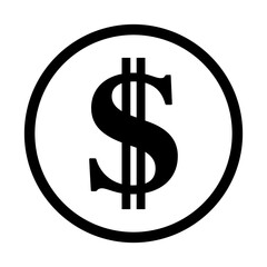 symbol dolara ikona, grafika wektorowa © robert6666