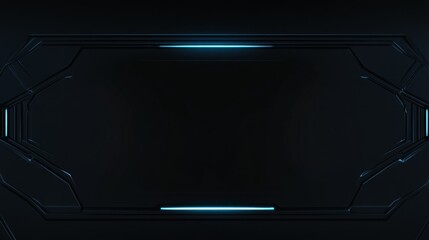 Futuristic digital frame design virtual space graphic art high-tech environment abstract viewpoint innovation concept