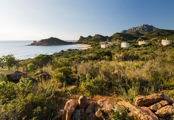 Spiaggia di Su Sirboni, Sardinien, Italien