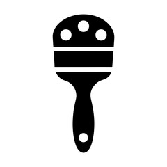 black and white brush