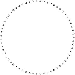 Hand drawn ink stars, icon, symbol, logo. Doodle sketchy brush style