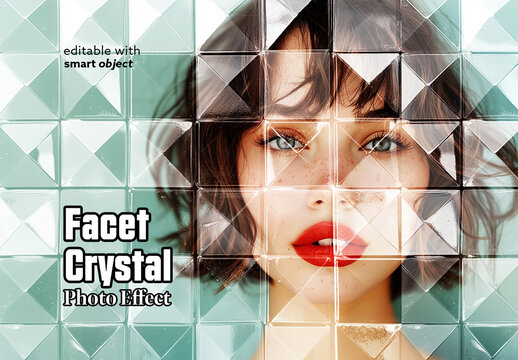 Facet Crystal Photo Effect