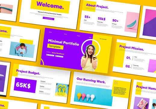 Bold and Bright Portfolio Presentation Template