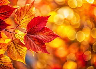 Fototapeta premium Autumn Leaves Background, Fall Foliage Photography, Colorful Leaf Images, Nature Photography, Leaf Texture, Golden Leaves, Red Leaves, Green Leaves