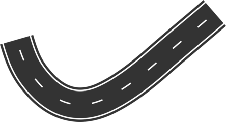 Street and road elements for city map, highway, traffic