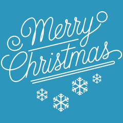Merry Christmas T-shirt vector design
