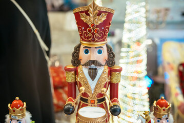 This is a delightful and Festive Nutcracker Soldier Decoration to bring Holiday Cheer