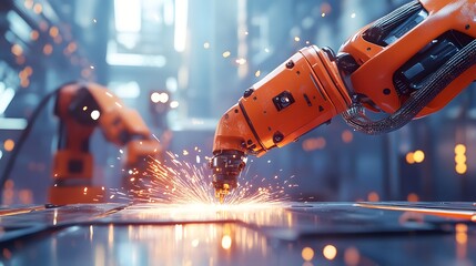 Industrial setting with a male engineer