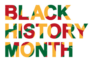 Black History Month February concept. African American History.	